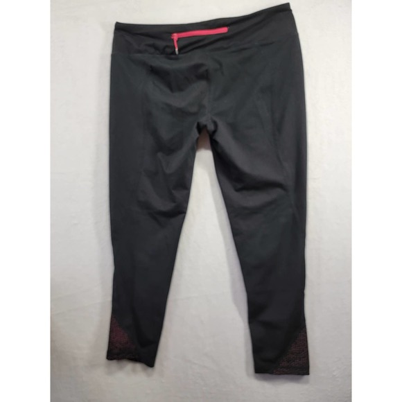 Black and Raspberry Tangerine Capri Athletic wear Sz M - Picture 2 of 8
